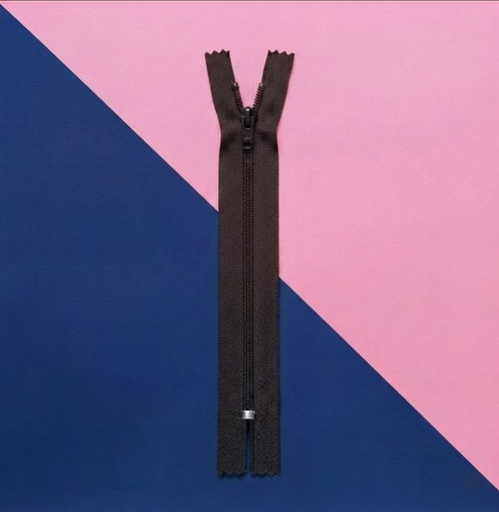 Cierre Plastico 20cm Marron