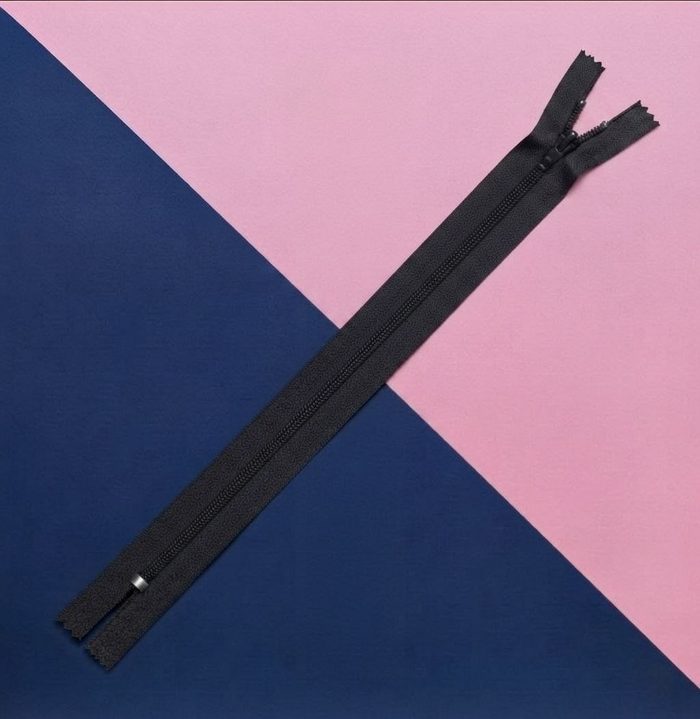 Cierre Plastico 60cm Negro