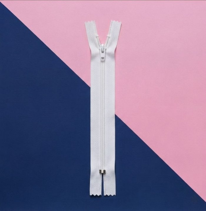 Cierre Plastico 15cm Blanco