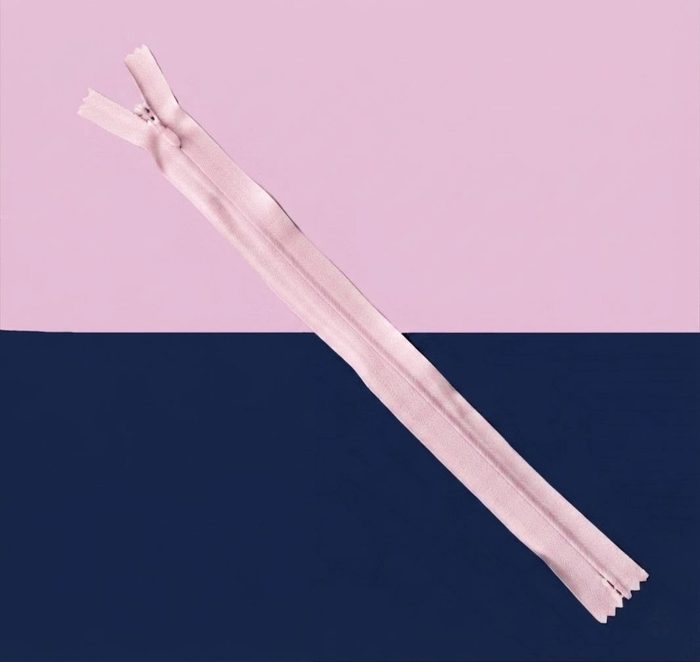 Cierre Invisible 60cm Rosado
