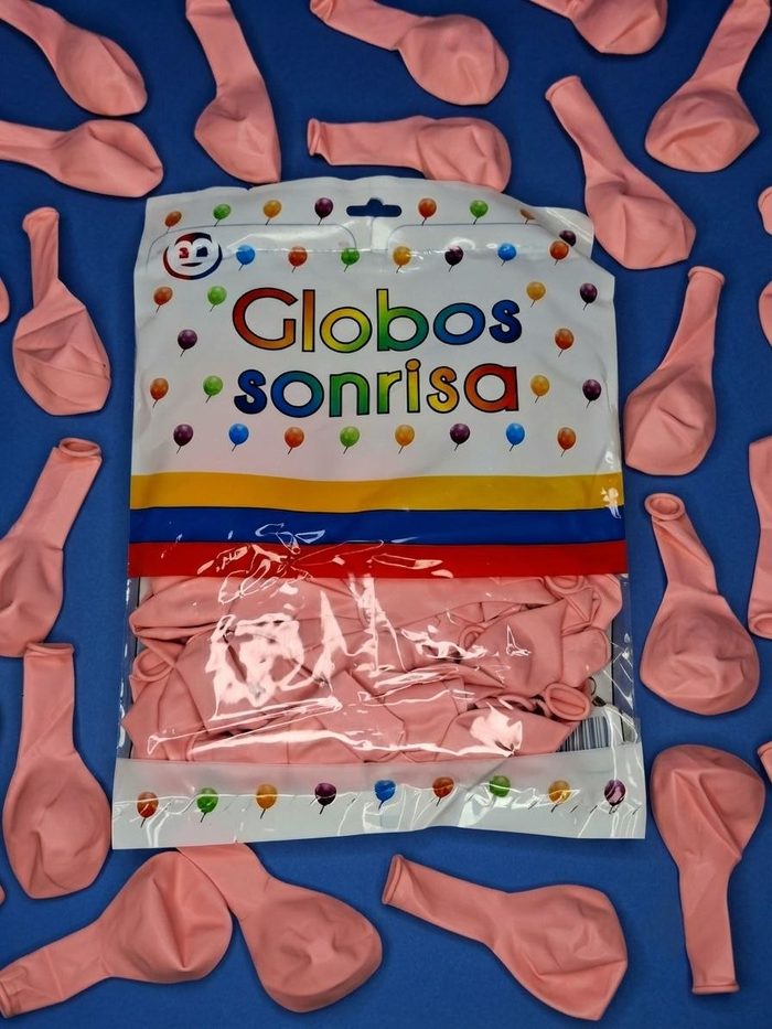 Paquete De Globos Sonrisa - Rosado