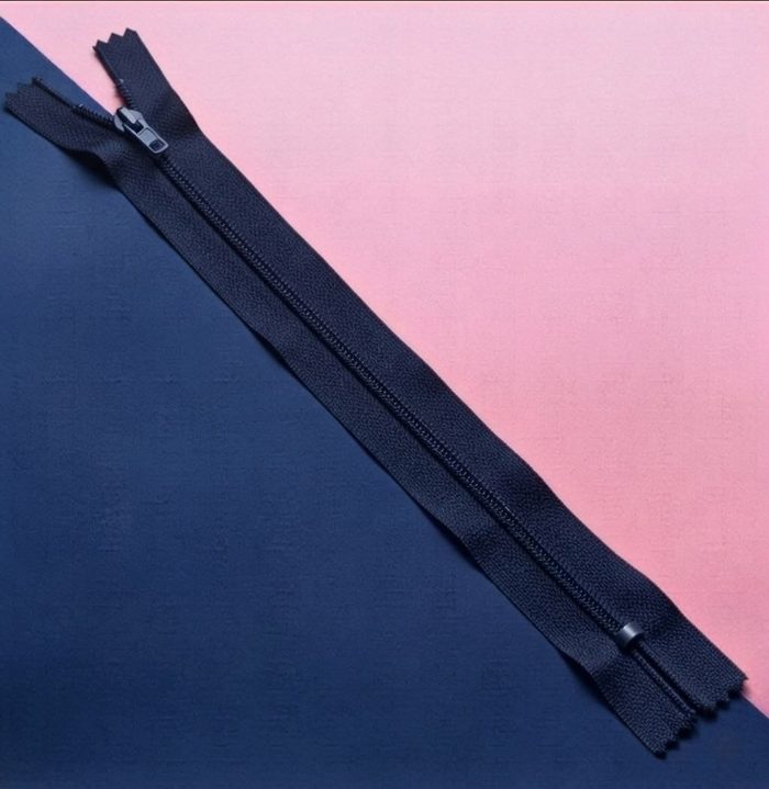 Cierre Plastico 40cm Azul Marino
