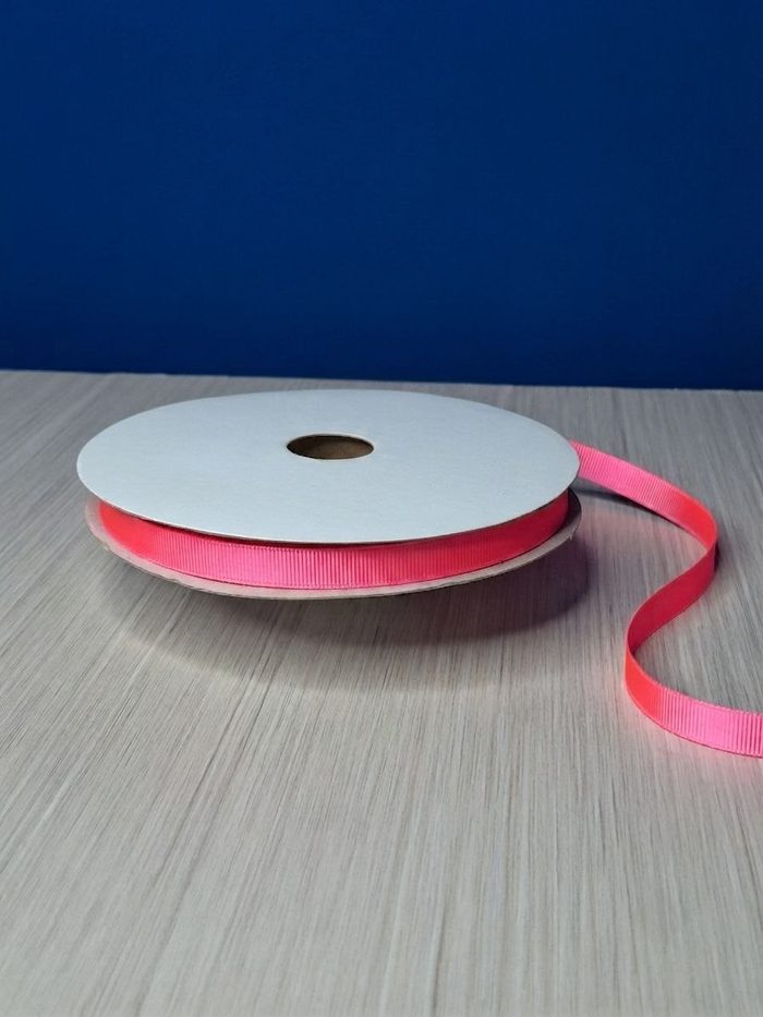Cinta Gros #2 Rosado Fluorescente 069 Rollo 46mts