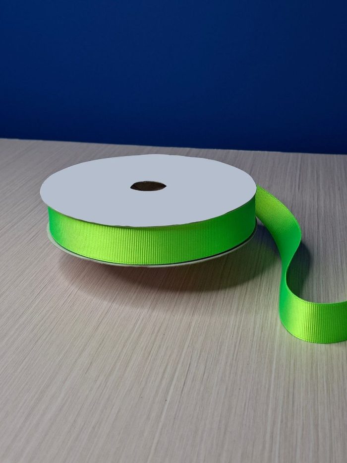 Cinta Gros #5 Verde Fluorescente 046 Rollo 46mts