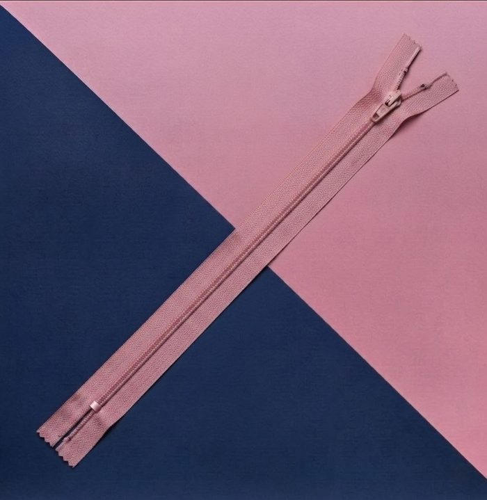 Cierre Plastico 50cm Rosado