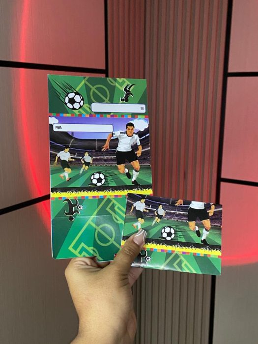 Invitación De Cumpleaños Motivó Futbol