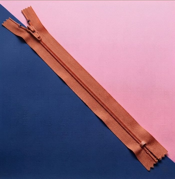 Cierre Plastico 30cm Salmon