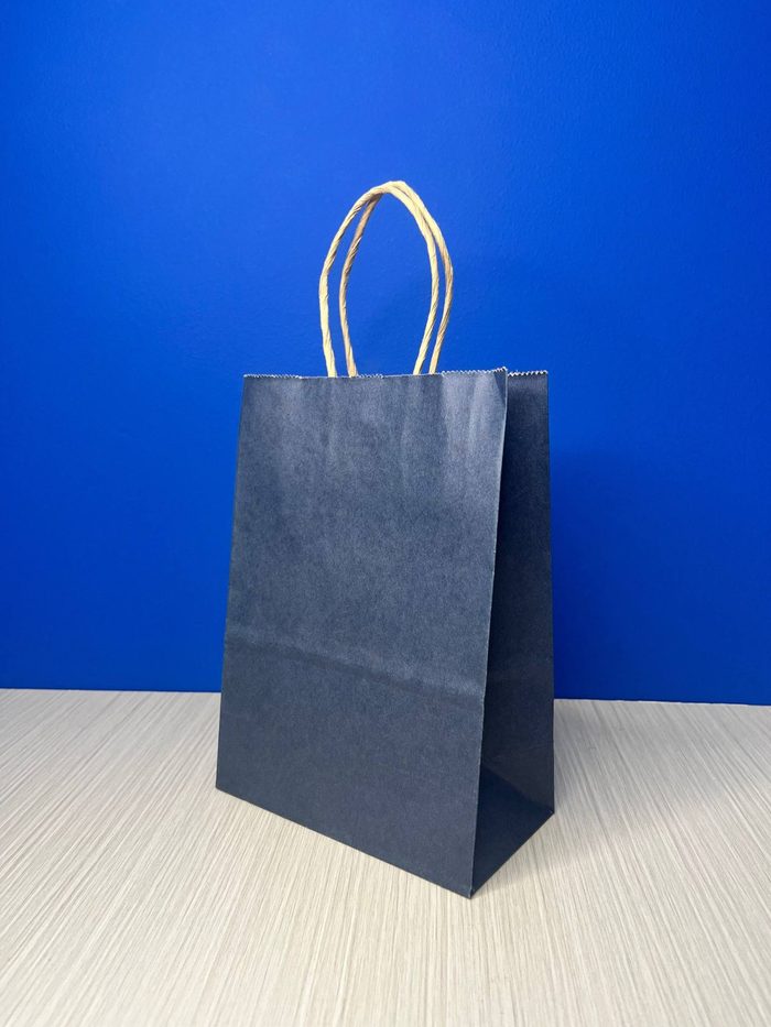 Bolsa Kraft Pequeña - Azul Marino