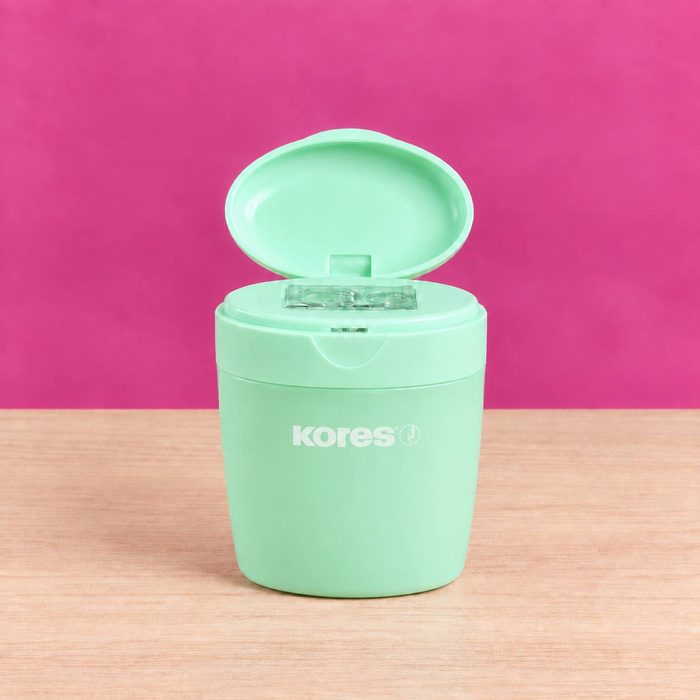 Sacapuntas Kores Deposito Doble Pastel
