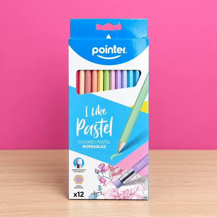Colores Pastel Con Borrador  - Pointer