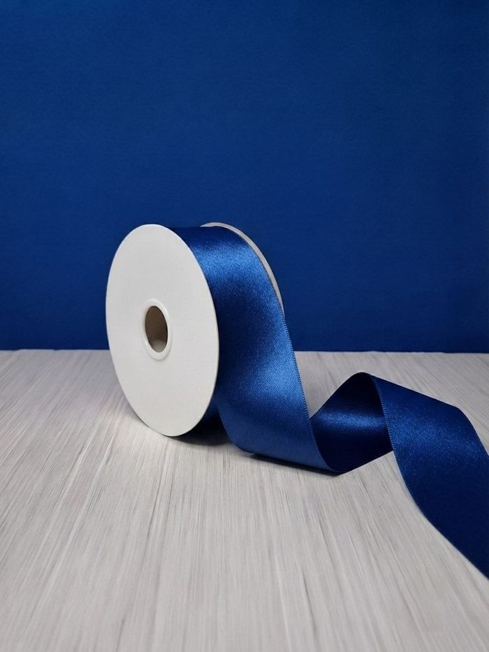 Cinta Raso #12 Azul Marino 4506 Rollo 30mts
