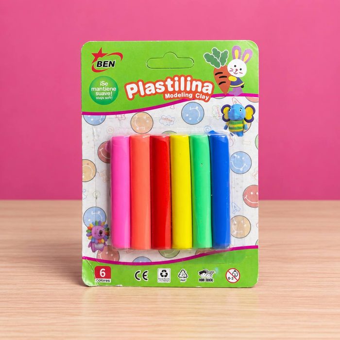 Plastilina Ben 6 Colores