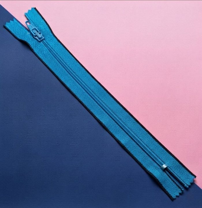 Cierre Plastico 40cm Azul Electrico
