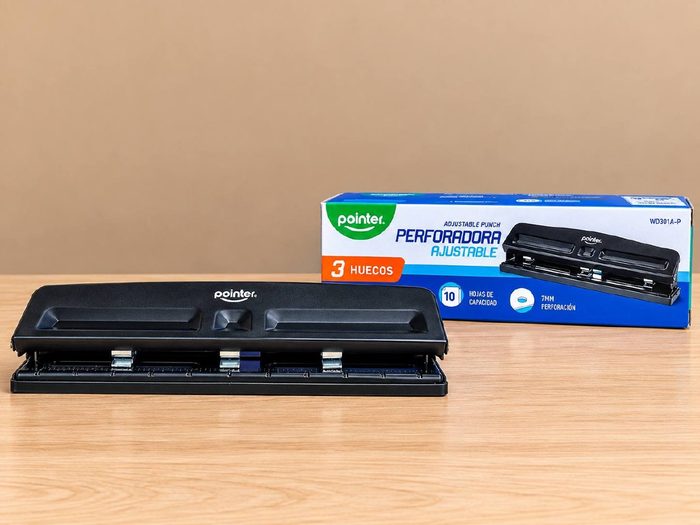 Perforadora Ajustable 3 Huecos - Pointer