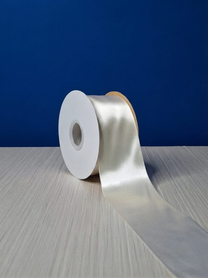 Cinta Raso #22 Crema 003 Rollo 23mts