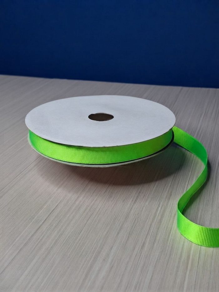 Cinta Gros #3 Verde Fluorescente 046 Rollo 46mts