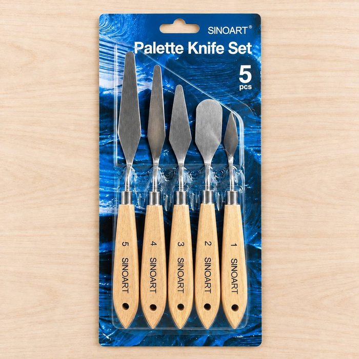 Set De Espatulas (Palette Knife) 5pzs - Sinoart