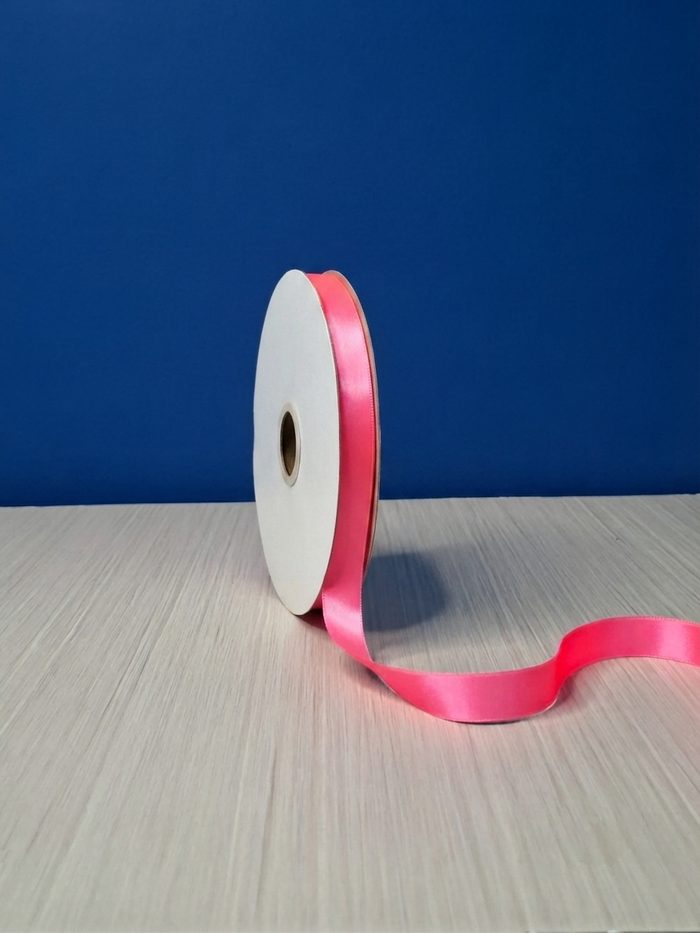Cinta Raso #3 Rosado Fluorescente 069 Rollo 46mts
