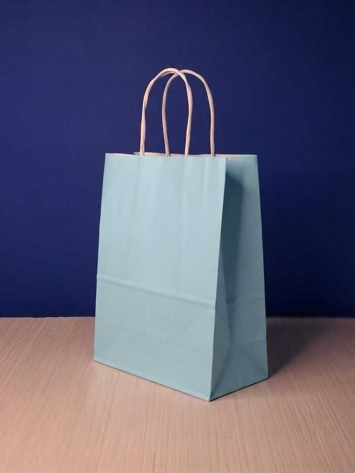 Bolsa Kraft Mediana - Azul Cielo