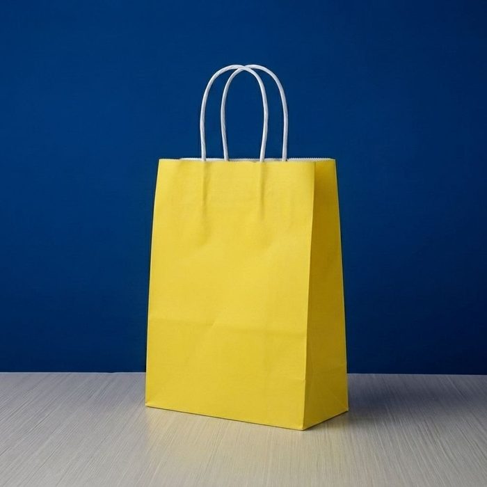 Bolsa Kraft Pequeña - Amarillo