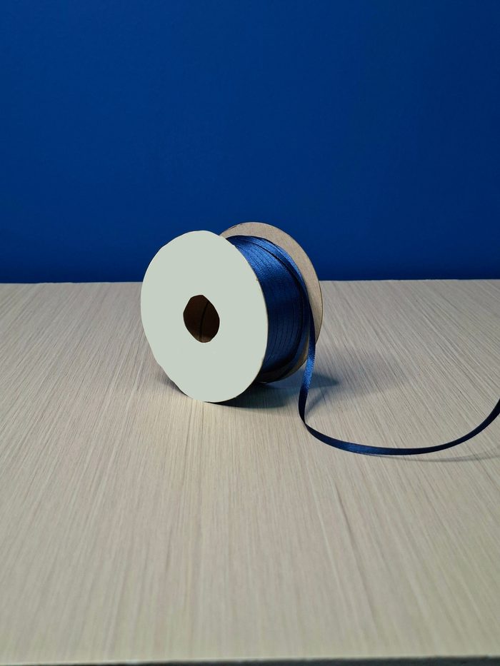 Cinta Raso #0 Azul Marino 026 Rollo 92mts