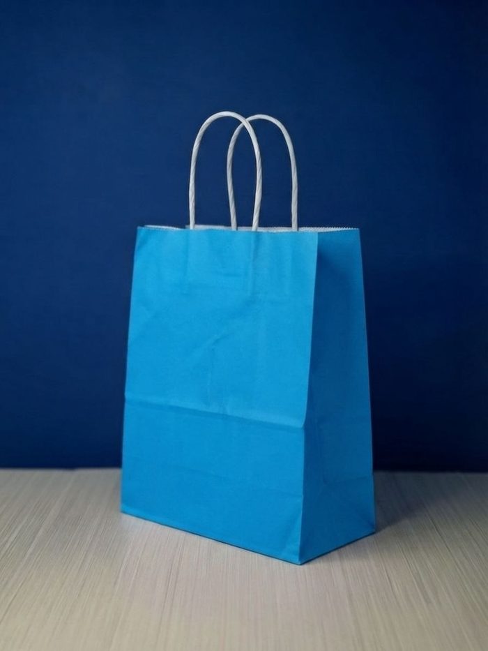 Bolsa Kraft Mediana - Azul Rey