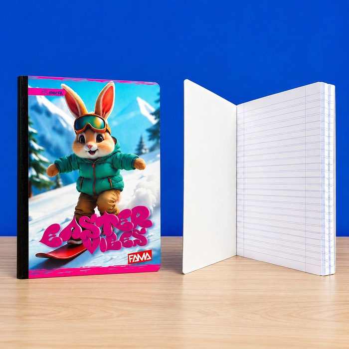 Cuaderno Doble Linea Fama