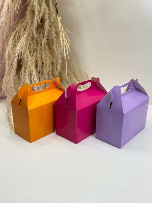 Cajas Tipo Lonchera Unicolor Pequeñas Cjp