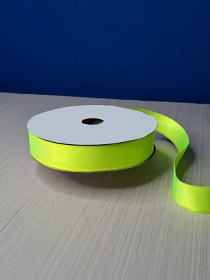 Cinta Gros #5 Amarillo Fluorescente 010 Rollo 46mts
