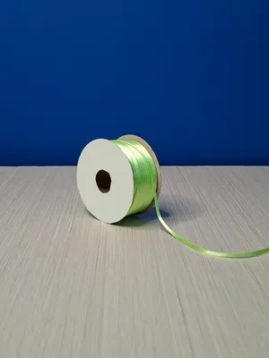 Cinta Raso #0 Verde Citrico 048 Rollo 92mts