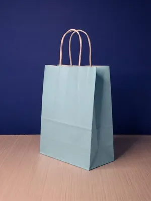 Bolsa Kraft Mediana - Azul Cielo